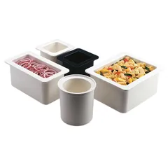 Гастроемкость «Колдфест» GN 1/2 для выкладки охлажденных продуктов пластик 6л ,H=15,L=32,5,B=26,5см , изображение 3