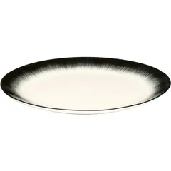 Тарелка «Де» №4 фарфор D=28см кремов.,черный, изображение 3