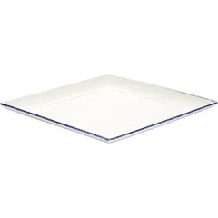 Блюдо «Блю Дэппл» квадратное фарфор ,L=27,B=27см белый,синий, изображение 2