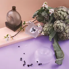 Набор для ручного перемалывания специй стекло ,H=105,L=80мм полупрозр., изображение 4