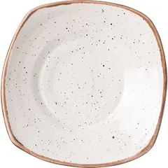 Тарелка «Пунто Бьянка» квадратная фарфор ,L=23,5,B=23,5см белый,черный, изображение 2