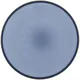 Тарелка «Экинокс» мелкая фарфор ,H=25мм синий