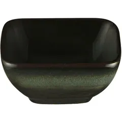 Salad bowl “Trend corten”  porcelain , H=35, L=70, B=70mm  dark green.