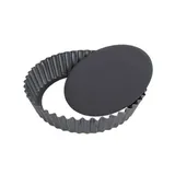 Форма для выпечки рифленая со съемным дном сталь,антиприг.покр. D=140,H=25мм