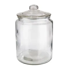 Банка «Классик» круглая с крышкой стекло,стекло 6л D=20,H=30см прозр.