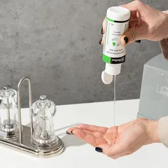 Мельница для cоли и перца 2 предмета с подставкой акрил ,H=11см, изображение 2