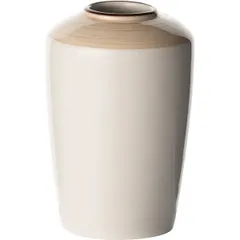 Ваза для цветов «Чино» фарфор D=67,H=100мм белый,бежев.