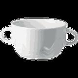 Чашка бульонная «Мелодия» фарфор 300мл ,H=60,L=150,B=101мм белый