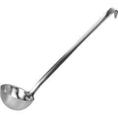 Ladle stainless steel 250ml D=11,H=11,L=48cm metal.