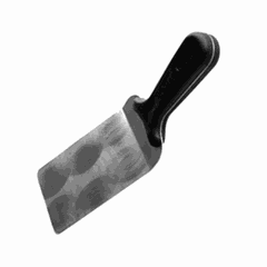 Pizza spatula steel,plastic ,L=28/14,B=9cm metallic,black