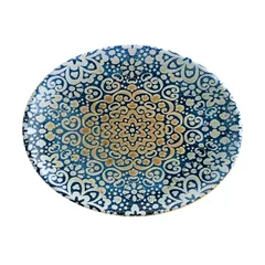 Блюдо сервировочное «Альхамбра» овальное фарфор ,L=36,B=28см белый,синий