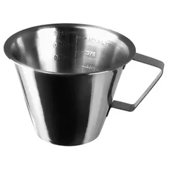 Measuring jug “Prootel”  stainless steel  250 ml  D=95, H=75mm  silver.