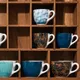 Чашка кофейная «Аида» для эспрессо с декором фарфор 80мл синий, Цвет: Синий, изображение 3