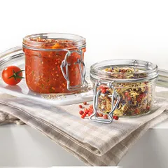 Банка для подачи «Фидо» круглая с крышкой стекло 200мл D=83,H=84мм прозр., изображение 4