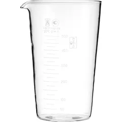 Beaker TS GOST-1770-74  glass  0.5 l  D=95/100, H=157mm  transparent.