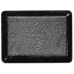 Тарелка «Нанокрем Блэк» прямоугольная фарфор ,H=23,L=270,B=200мм черный