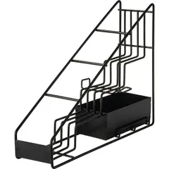 Подставка для бутылок на 4 шт сталь нерж. ,H=7,L=50,B=5см металлич., изображение 2