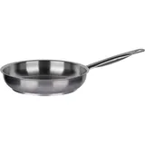 Сковорода (индукция) сталь нерж. D=28,H=6,L=53см металлич.