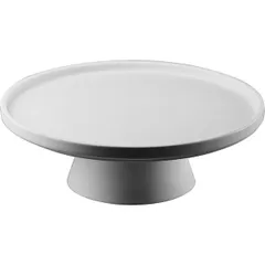 Cake stand porcelain D=24,H=6cm white