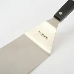 Лопатка кухонная изогнутая сталь нерж.,полиоксиметилен ,H=1,2,L=308,B=75мм металлич.,черный, изображение 2