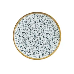 Тарелка «Калиф» фарфор D=17см белый,синий