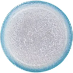 Deep plate “Neptune”  porcelain  0.9 l  D=24 cm  turquoise., white