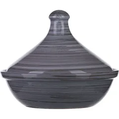 Tagine with lid “Pinky” ceramics 0.5l gray