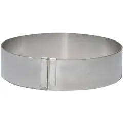 Extensible pastry ring.d=18-36cm stainless steel ,H=45mm