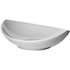 Salad bowl “Kunstwerk” porcelain 1l ,H=65,L=270,B=235mm white