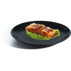 Тарелка «Эволюшн Блэк» мелкая стекло D=190,H=18мм черный, изображение 3