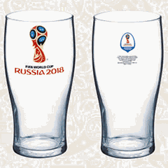 Бокал для пива «Эмблема» стекло 0,57л ,H=16см