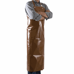 Apron polyurethane ,L=115,B=90cm brown.