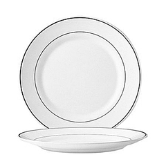 Plate “Fillet Bordeaux” small  porcelain  D=15.5cm  white