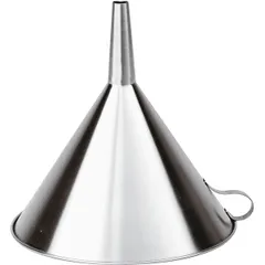 Funnel stainless steel D=16cm metal.