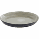 Блюдо «Пьюр» глубокое керамика D=290,H=35мм серый,черный