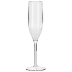 Flute glass  polycarbonate  210 ml  D=72, H=243 mm  clear.