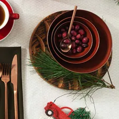 Салатник «Террес де Ревес» керамика D=108,H=50мм коричнев., изображение 2