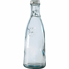 Бутылка с пробкой стекло 1л D=98,H=280мм прозр.