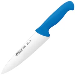 Нож поварской «2900» сталь нерж.,полипроп. ,L=333/200,B=50мм синий,металлич.