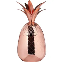 Бокал для коктейлей «Ананас» металл 0,7л D=11,5,H=23,8см медный