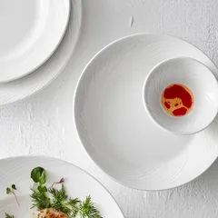 Салатник «Спайро» фарфор 114мл D=10,H=4см белый, изображение 4