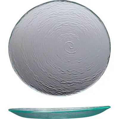 Блюдо «Скейп Гласс» круглое стекло D=30см прозр.