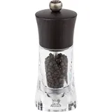 Мельница для перца «Олерон» металлический механизм акрил,бук ,H=14см прозр.,шоколад.