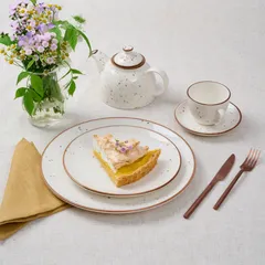 Тарелка «Париж» фарфор D=30см белый,коричнев., Диаметр (мм): 300, изображение 4