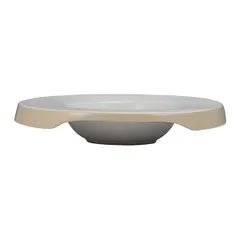 Тарелка для пасты «Деймос» керамика D=29,H=5см белый,бежев.