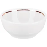 Солонка «Романс» фарфор 50мл D=70,H=32мм белый,золотой