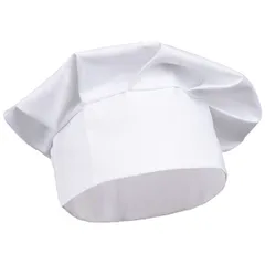 Chef's hat "Mushroom" cotton,polyester white