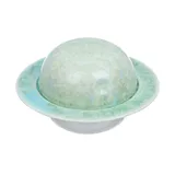 Блюдо для подачи «Фрост» фарфор 250мл D=16,H=10см зелен., Цвет: Зеленый