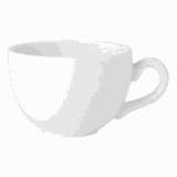 Tea cup “Simplicity”  porcelain  455 ml  D=120, H=85mm  white