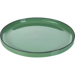Тарелка «Карактэр» с высоким бортом керамика D=150,H=15мм изумруд., изображение 2